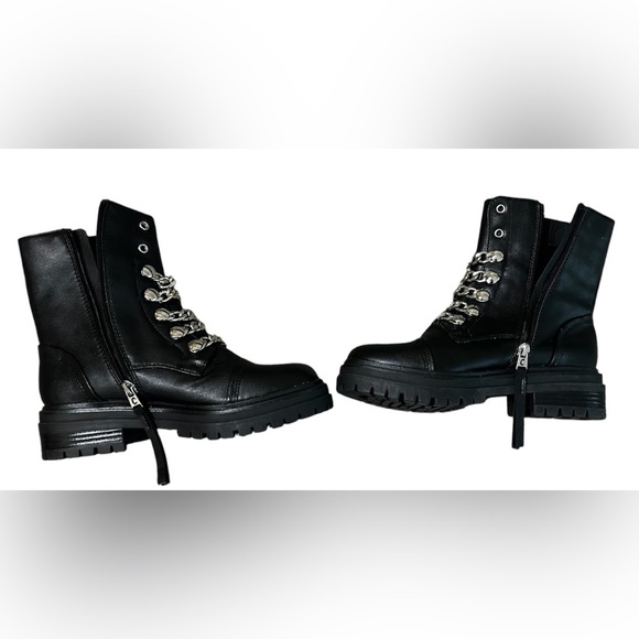 NWOT Circus by Sam Edelman Black Combat Boots –‎ Size 6 - Picture 7 of 7